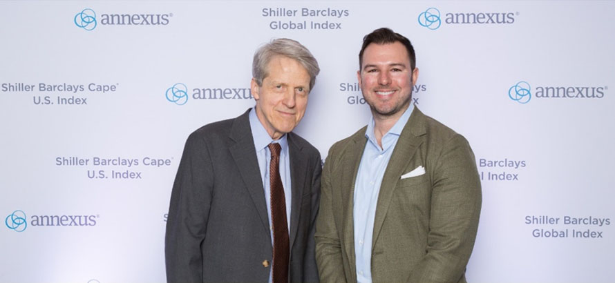 Abe with Nobel Prize winner and leading economist Robert Shiller