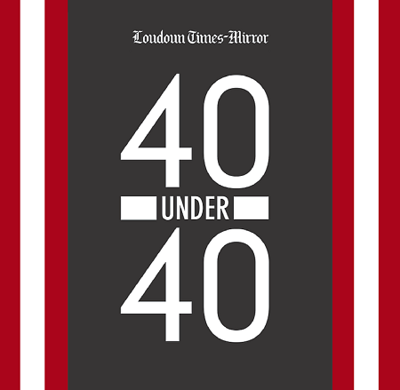 Loudoun Times-Mirror 40 under 40 badge