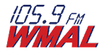 105.9 FM WMAL logo