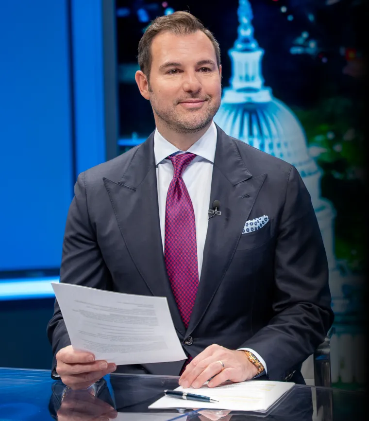 Abe Abich in TV Studio