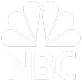 NBC logo - white